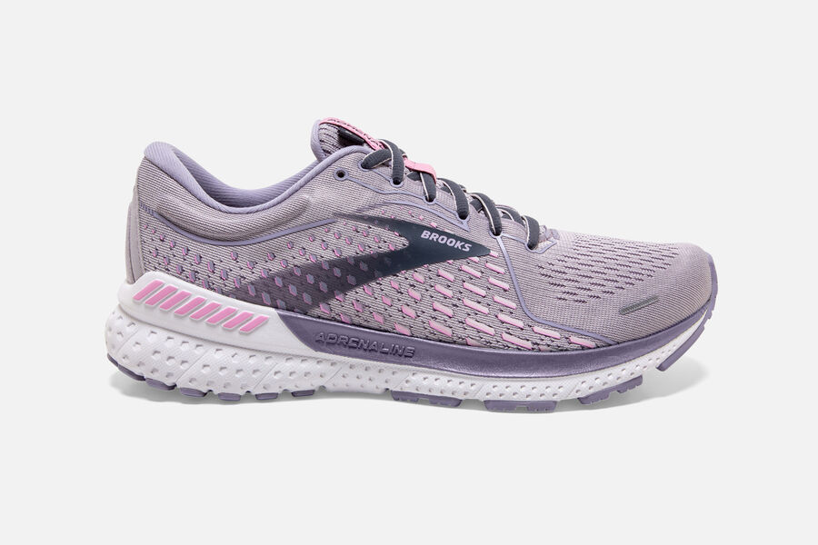 Brooks Running Shoes - Adrenaline GTS 21 Road Womens - Pink - HVF-963182